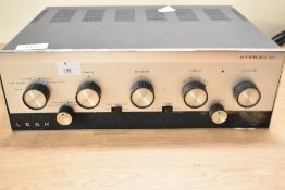 A Leak Stereo 30 vintage integrated amplifier.