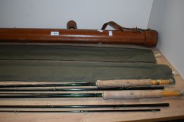 A Pair of David Norwich M400-XL 10ft 6in fly rods #6-8 consecutive Ser No's 1861 and 1862 in