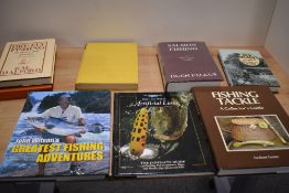 A selection of 7 fishing books including Hugh Falkus 1st edition a Fly Fishers life by Charles