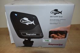 Raymarine Wi-fish CHIRP Sonar fish finder with down vision unused in box with original reciept