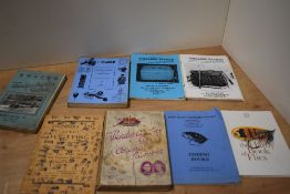 A selection of booklets and catalogues by Hardys, Timeless Tackle, and others