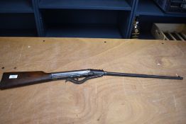 Friedrich Langenhan composite Gem .177 air rifle with adjustable trigger and part octagonal