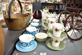 A selection of 20th-century sundry tableware, to include four Staffordshire Pottery ironstone '