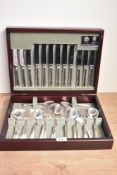 A 20th-century Arthur Prince of England silver-plated cutlery canteen, to include forks, knives,
