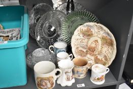 A quantity of 19th to 20th century Royal Memorabilia, to include a selection of pressed glass