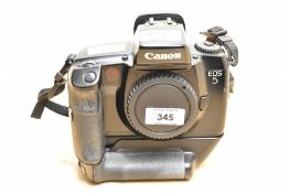 A Canon EOS5 camera body