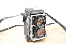 A Mamiya C220 Professional camera