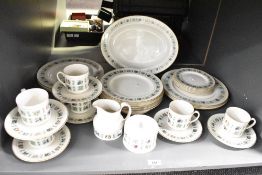 A selection Royal Doulton fine china Tapestry pattern tea and dinner wares, approximately 30