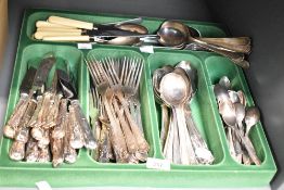 A large quantity of 20th-century EPNS and Insignia plate cutlery sets, including examples by Osborne