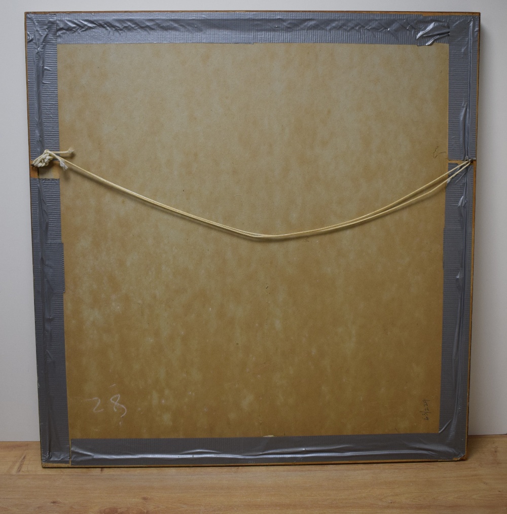 Rafael Wachash (Israeli b. 1941) Mixed media, a portrait study capturing three heads in a rust - Image 5 of 5