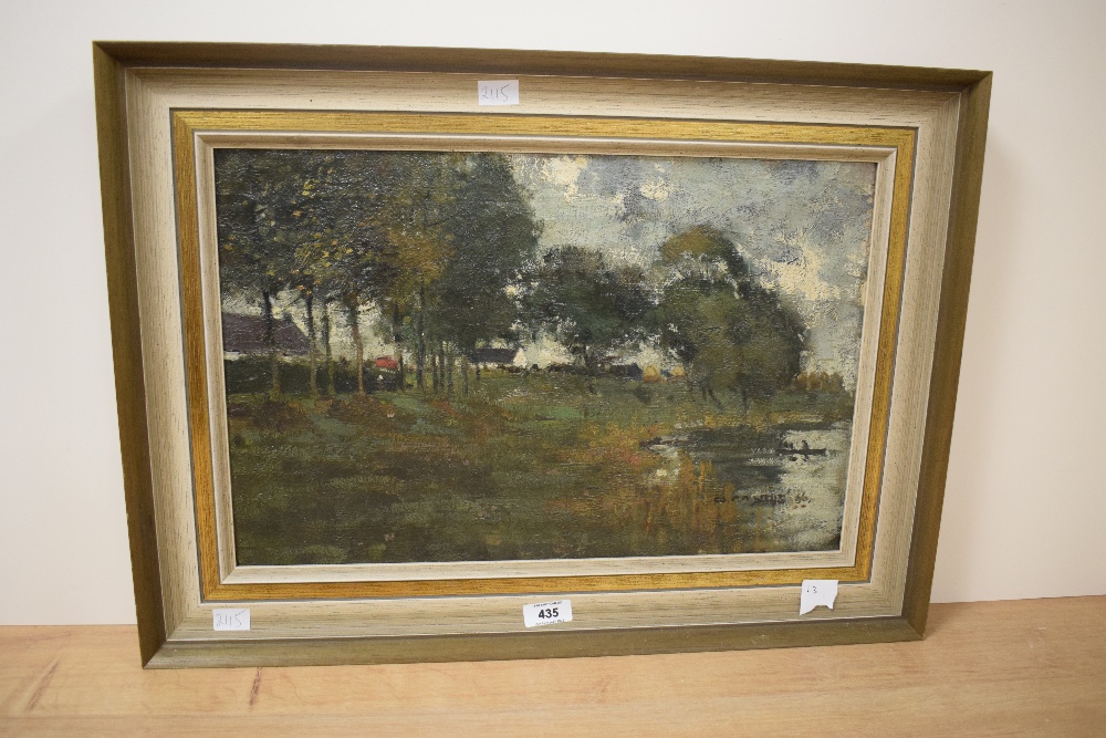 William Page Atkinson Wells (Scottish 1872 - 1923) Oil on canvas, an impressionistic rural - Image 2 of 6