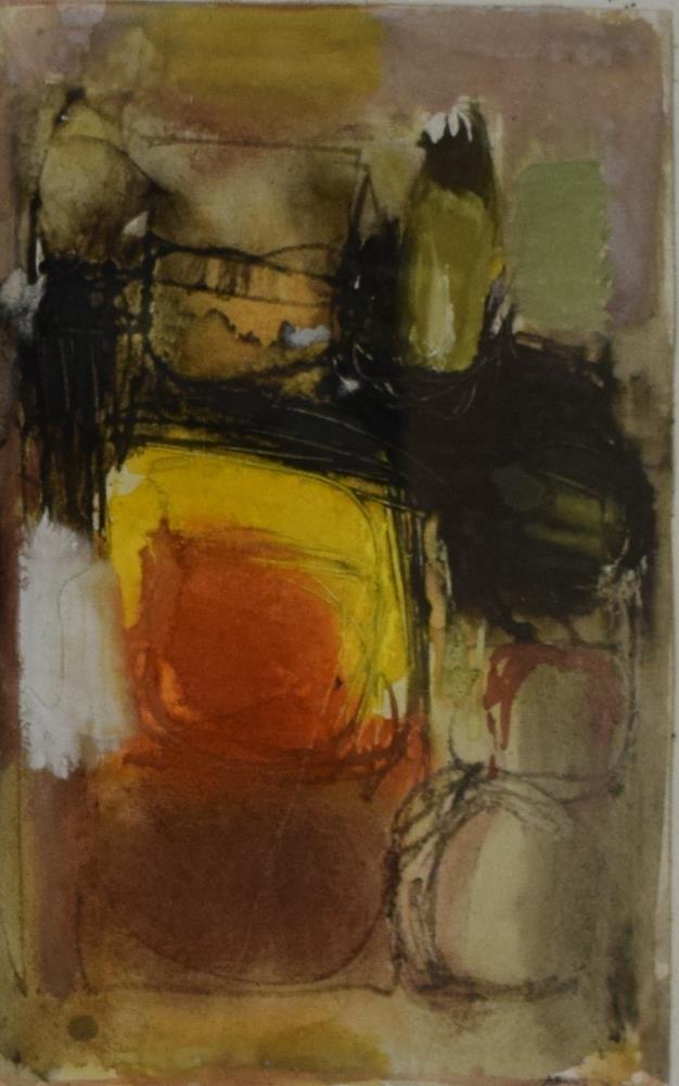 *Local Interest* Colin Saxton (British 1927 - 2013) Gouache on paper 'Studies for Paintings' a