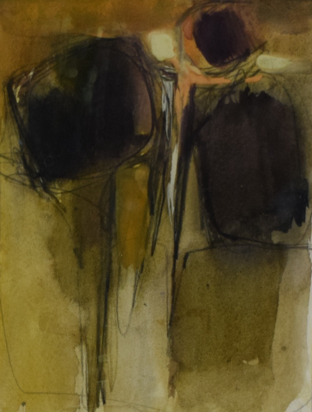 *Local Interest* Colin Saxton (British 1927 - 2013) Gouache on paper 'Studies for Paintings' a - Image 2 of 8