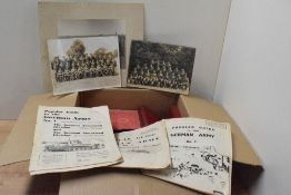 Military. A Second World War era archive of ephemera and official hand-books and guides for