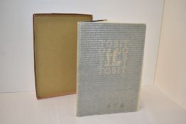 Presentation copy. Butler, Hubert - The Story of Tobit. Illustrated and Transcribed by Claude