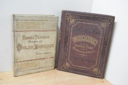 Illustrated Works. Two titles. Birket Foster's Pictures of English Landscape. India Proofs.