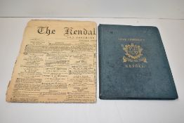 Local History. Local Chronology; Being Notes of the Principle Events Published in the Kendal