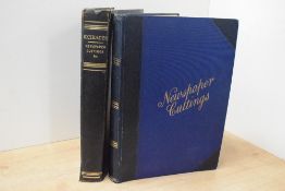 Curio. Local History. Two albums of newspaper cuttings and other printed ephemera from the early