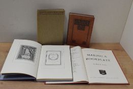 Bookplates and Typography. Four titles. Severin, Mark F. - Making a Bookplate. 1949.; Day, Lewis