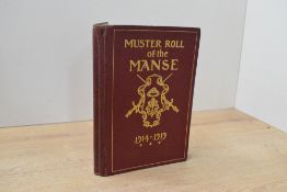 Military History. Cameron, Rev. Duncan - Muster Roll of the Manse. Final Edition. 1914-1919.