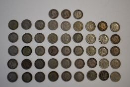 A Collection Of Queen Victoria And George V Silver Threepences, Dated 1898 x2,1901, 1912, 1916 x2,