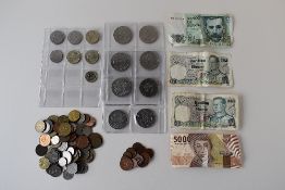 A Collection Of British And World Coins, Comprising, Elizabeth II Commemorative £5 Crowns 70th