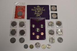 A Royal Mint 1980 Proof Set 50p- 1/2p, In A Plastic Case And Cardboard Sleeve. A 1993