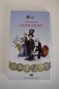 A Royal Mint Great British Coin Hunt Cardboard Folder, Two Pound Coins, Twenty Eight Different Coins
