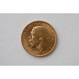 A George V 1912 Gold Sovereign, Royal Mint, Rev George And Dragon, Weight 8.00 Grams