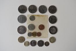 Elizabeth II Predecimal And Decimal Coins, Comprising, Commemorative Crowns, 1965 Churchill x1, 1977