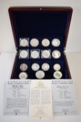 A Collection Of Crown Size Silver Coins, Comprising Britannia ,1998, 2004 x2, 2006, In Plastic