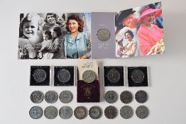 A Collection Of Twentieth Century Crowns, Comprising, A George VI 1951 Festival Of Britain Crown,