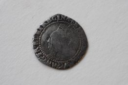 A Silver Hammered Elizabeth I 1579 Threepence, MM Greek Cross, S 2573.