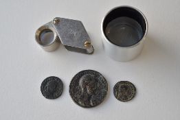 Ancient Bronze Coins, Comprising Licinius 308-324 Follis Of Treveri, Weight 3.00 Grams. A Licinius