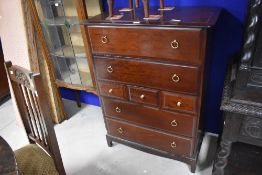 A stag Minstrel chest of 2/3/2 drawers 112cm x 81cm x 47cm