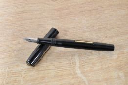 A Scholar Manuscript lever fill fountain pen by W P Co Ltd England in Black having Manuscript