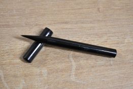 A boxed Rufford Ink Pencil (stylo nib) in Black Hard Rubber complete with original instructions