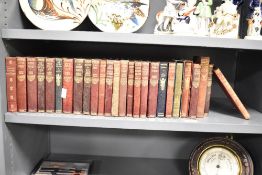 A large quantity of early 20th-century Collins leather bound illustrated pocket books, with embossed