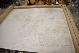 Of Local Interest, a large 20th century map depicting county Westmorland comprising Arnside,