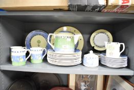 A quantity of late 20th-century Royal Doulton fine china 'Carmina' part tea and dinner service,