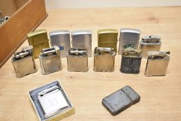 A quantity of 20th-century metal pocket petrol lighters, to include examples from Polo, Jbelo,