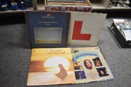 Approximately 60 vinyl LP records, mixed albums including John Lennon, B.B King etc