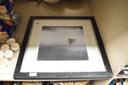 A quantity of 20th-century framed prints, to include a small contemporary amateur collage composed