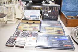 A collection of Rotring Professional Drawing and lettering stylus pens and pencils