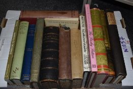 A miscellaneous selection of books to include titles David M.Butler 'Quaker Meeting Houses of the