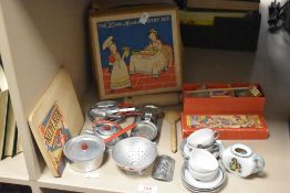 A small quantity of 20th century children's kitchenalia to include the 'Little Mother's pastry