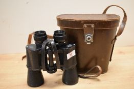 A pair of early 20th-century British Kershaw Monarch Twelve 12x40 'coated' extra wide angle