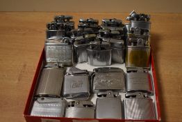 A quantity of 20th-century metal lighters, to include a selection of Ronson examples, some marked to