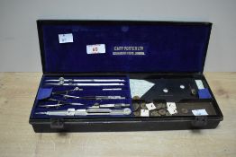 A late 19th to early 20th-century Cary Porter Limited of London (1789–1931) draughtsman’s set of