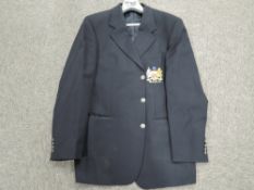 Manchester United FC 1990's Blazer having traditional Crest to breast pocket M.U.F.C with lions,